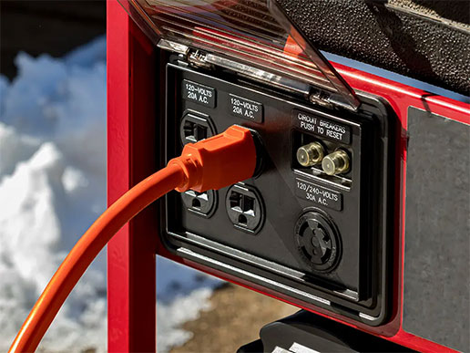 A portable generator unit